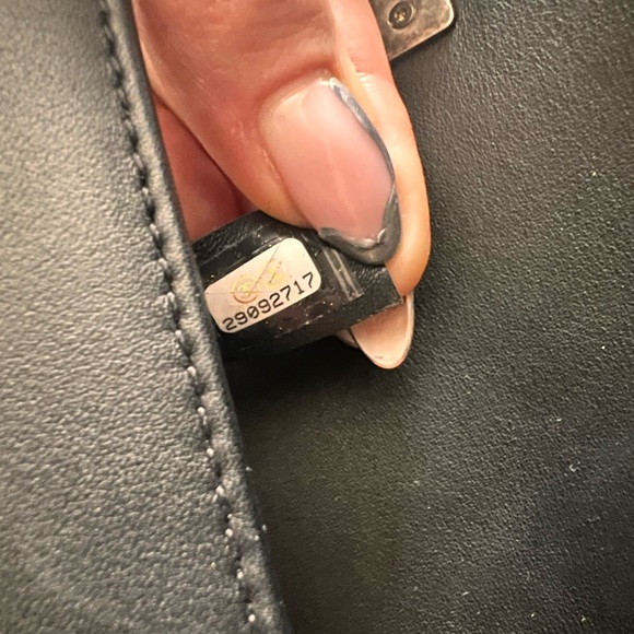 New Condition Authentic Chanel black Gun medal chain handbag with box - Picture 4 of 14